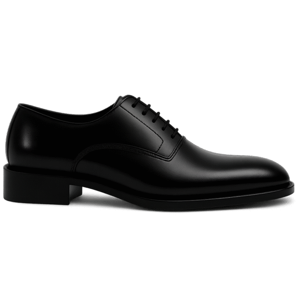 Classic Black Plain Shoes